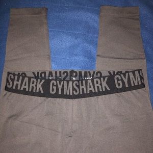 Grey Cropped Flex Gymshark Leggings